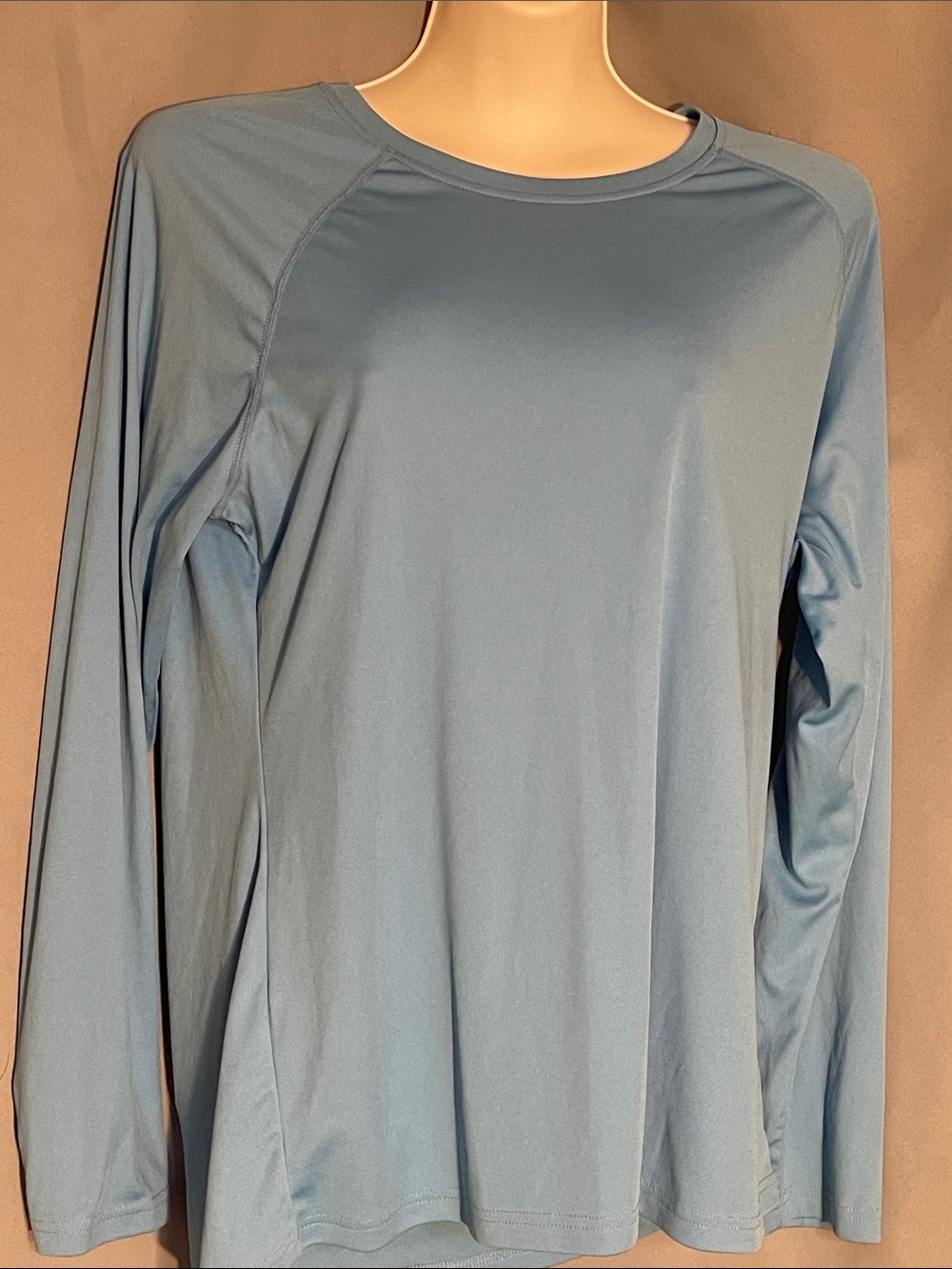 Baleaf Sky Blue Long-Sleeve Performance Tee